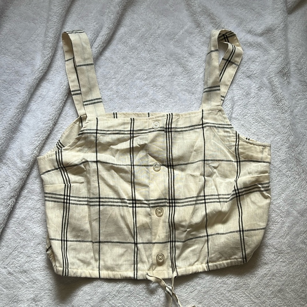 Plaid Crop Top: A New Day